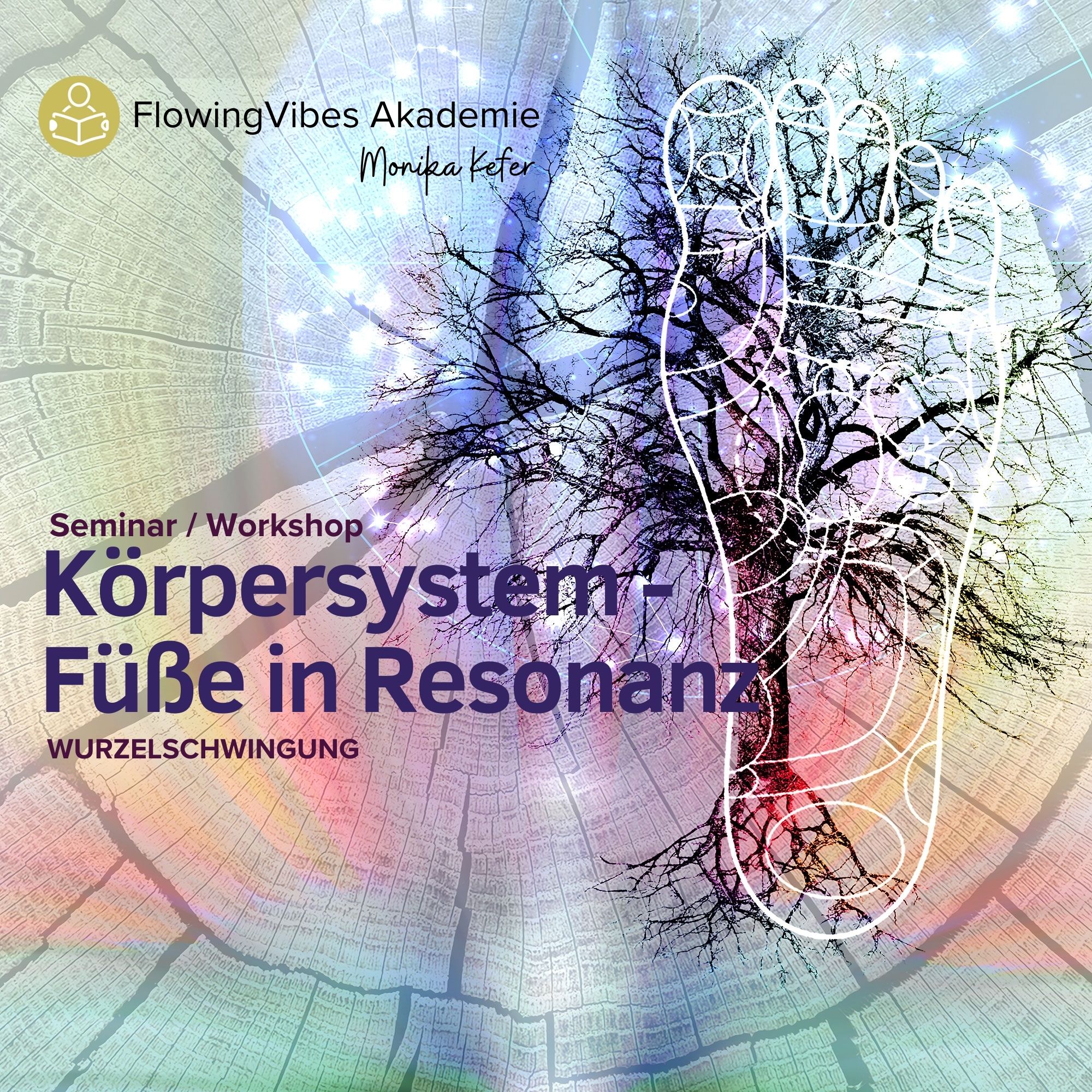 Körpersystem Füße in Resonanz - Wurzelschwingung - Füße lesen - Stimmgabel und Klangei Seminar Workshop - Shop Bild