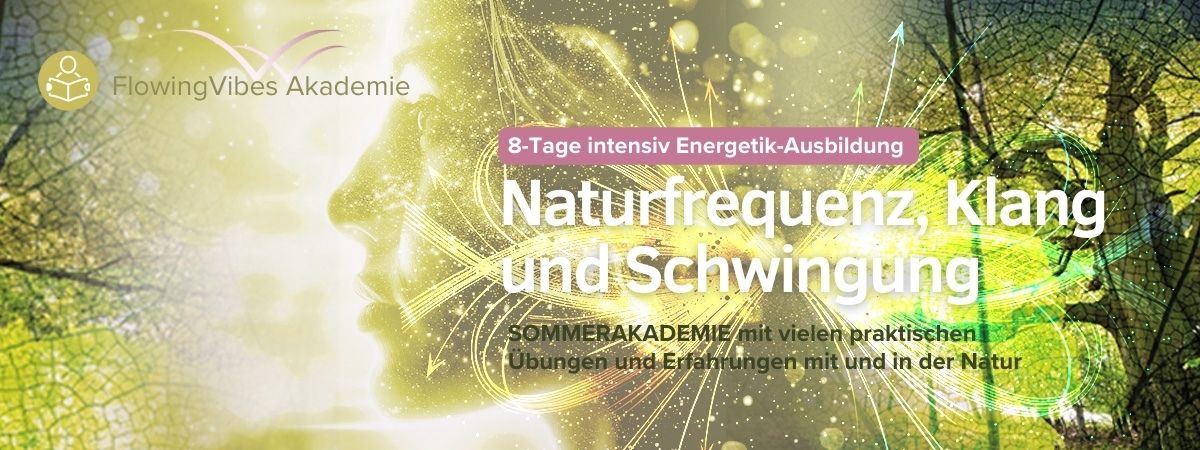 Naturfrequenz Klan und Schwingung Ausbildung Banner